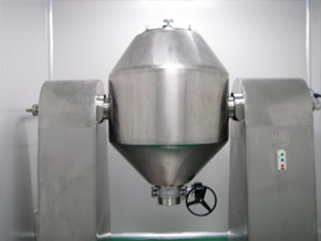 Double cone rotary mixing powder